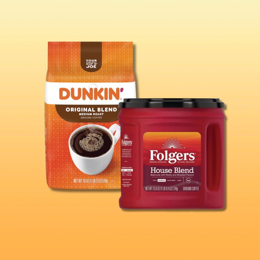 Foldgers or Dunkin Donuts Ground Coffee, $11.99 Ea.