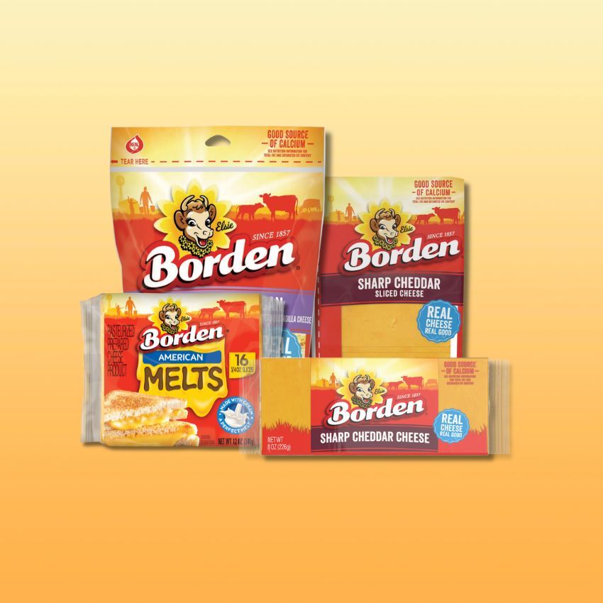 Borden Slices, Shreds or Chunk Cheese, 2/$4