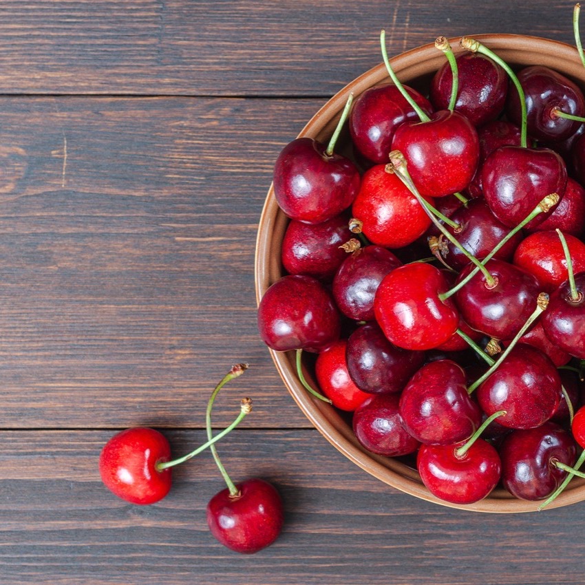 Healthy Delicious Red Cherries