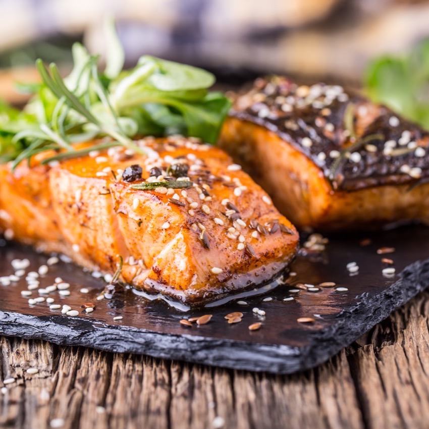 Fresh, Whole Atlantic Salmon Fillets