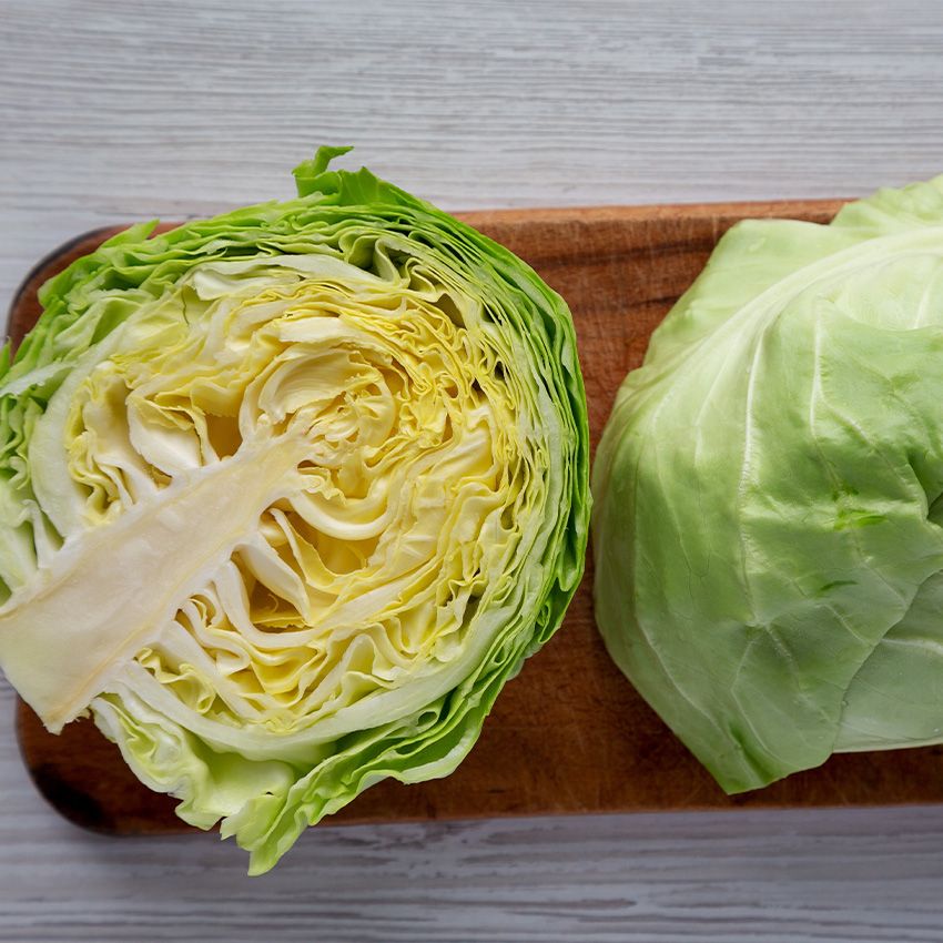 Green Cabbage, 69¢ Lb.