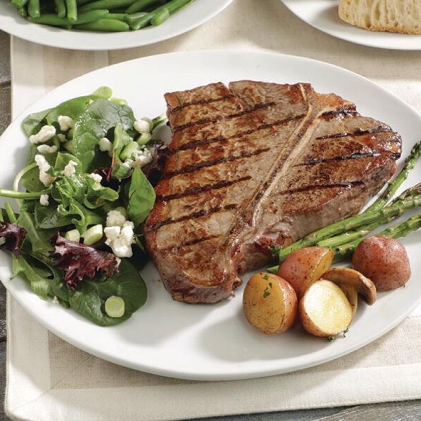 T-Bone Steaks, $6.99 Lb.