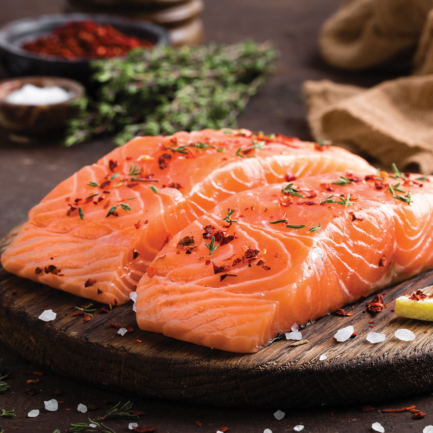 Skin-on Salmon Fillets