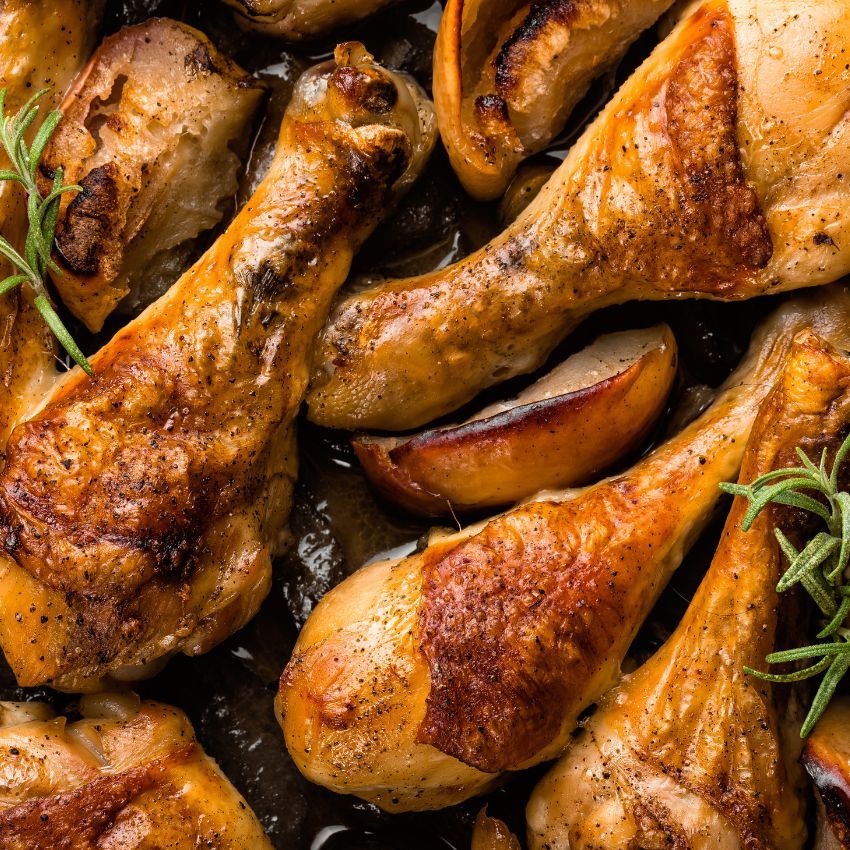 Chicken Thighs or Drumsticks, $1.29 Lb.