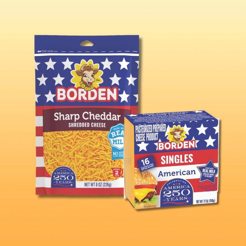5-12 Oz. Borden Chunks, Slices or Shreds, 2/$4
