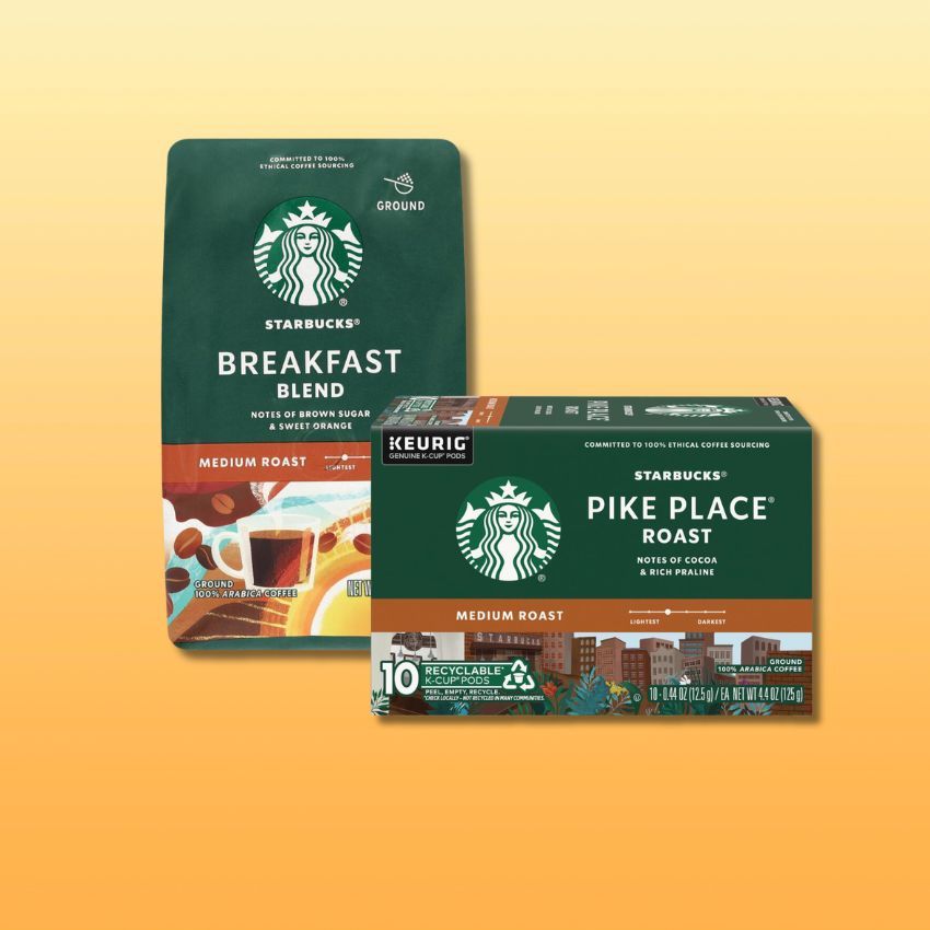 12 Oz. or 10 Ct. Starbucks Coffee or K-Cups, $8.99