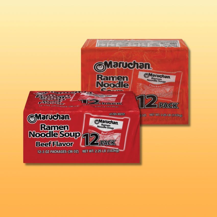 12 Pk. Maruchan Ramen, 2/$7