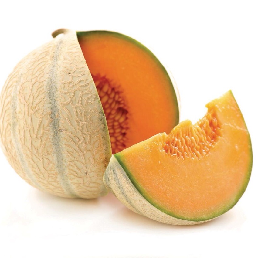 Fresh, Ripe Cantaloupes