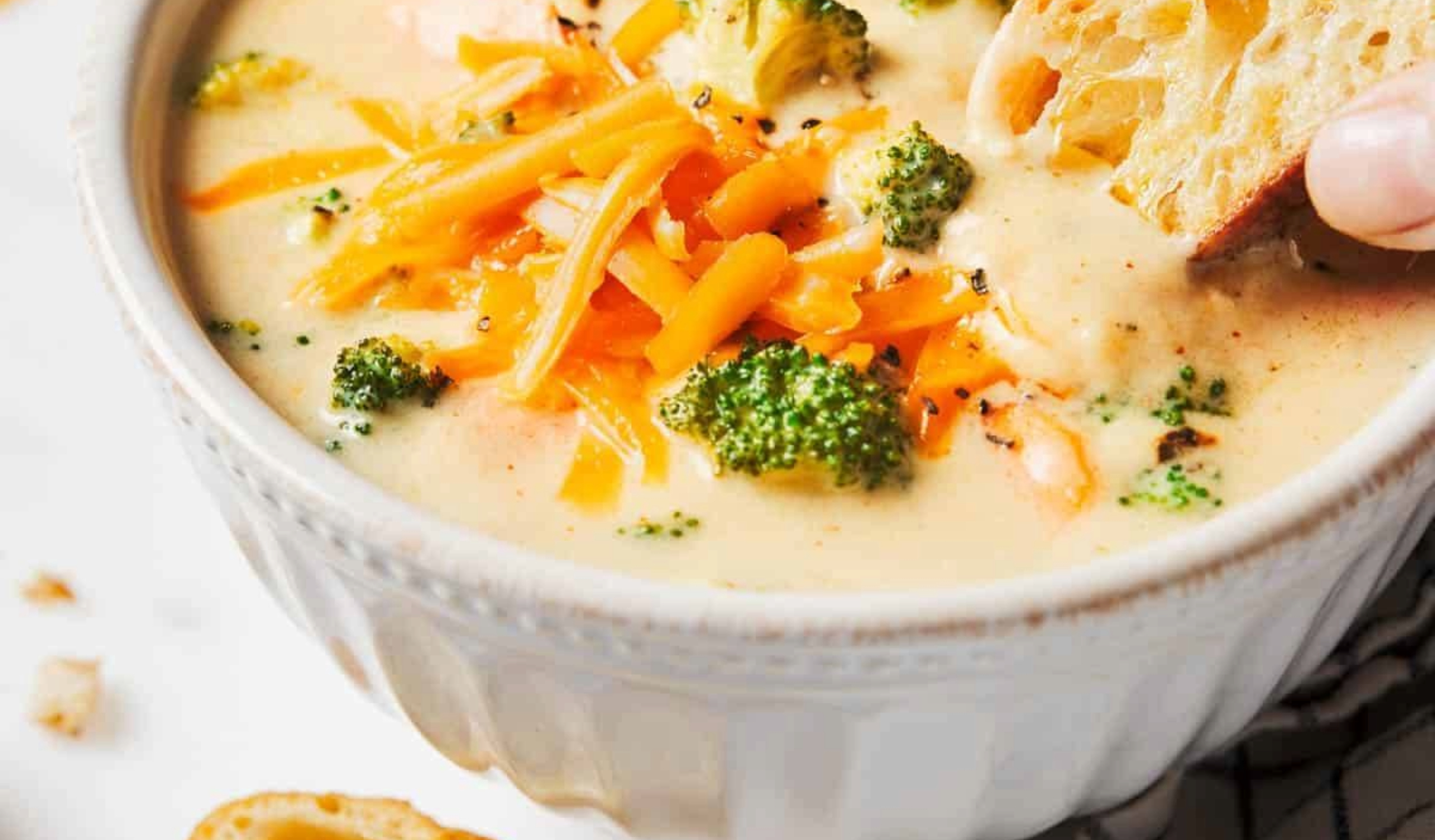 Basic + Awesome Broccoli Cheese Soup