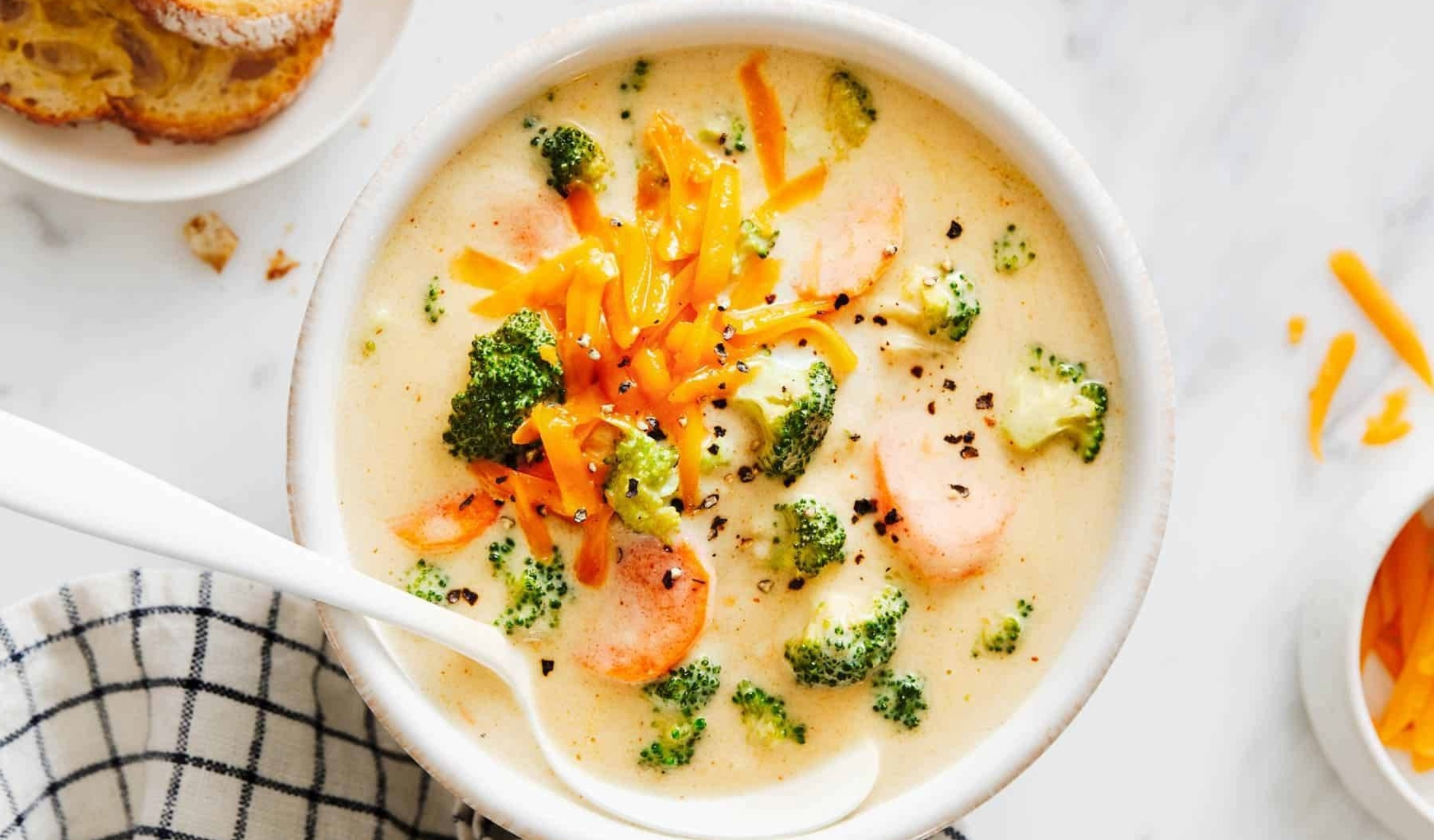 Basic + Awesome Broccoli Cheese Soup