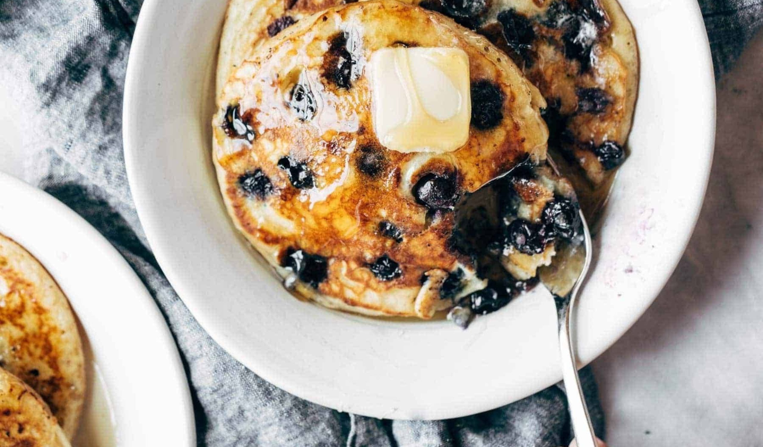 Fluffiest Blueberry Pancakes