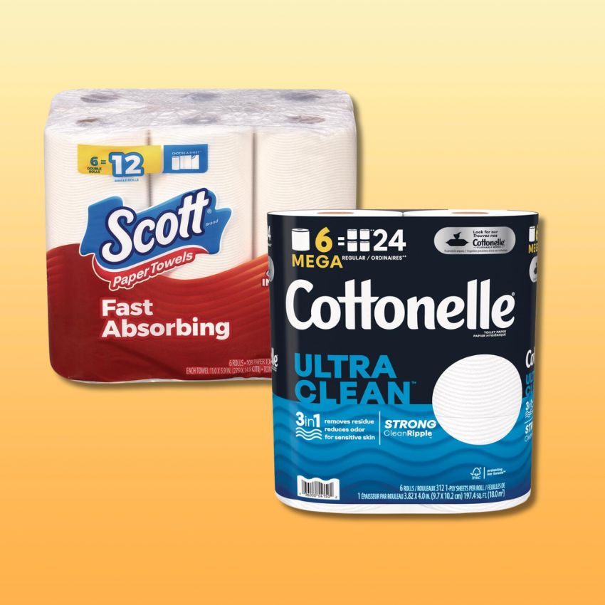Select Viva Paper Towels, Scott or Cottonelle Bath Tissue